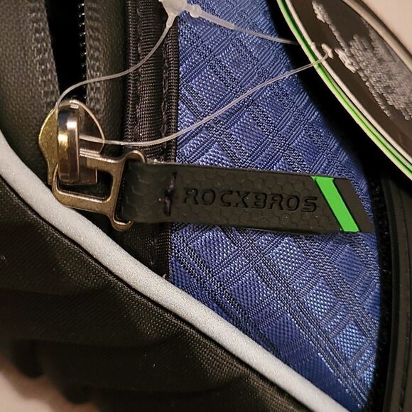 NEW ROCKBROS ROCK BROS cycling bike bicycle BLUE BLACK saddle bag RAINPROOF NWT - Picture 15 of 16